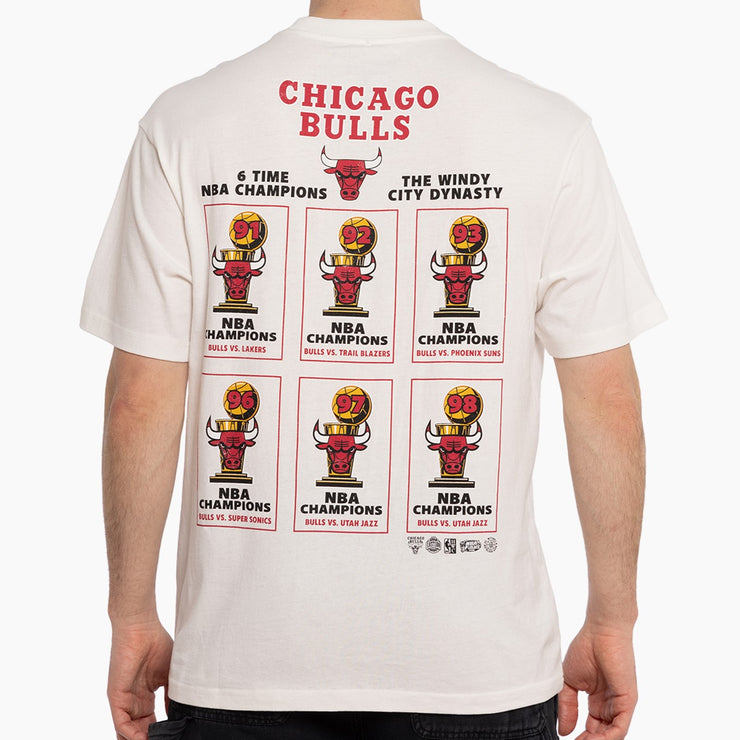 Mitchell & Ness NBA Stadium Banner Tee Chicago Bulls Vintage White