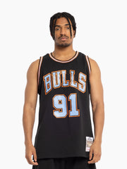 Mitchell & Ness NBA Swingman Jersey Chicago Bulls Dennis Rodman Double Team #91 95-96