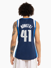 Mitchell & Ness NBA Swingman Jersey Dallas Mavericks Dirk Nowitzki #41 11-12 Navy