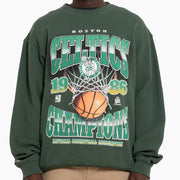 Mitchell & Ness NBA Tri 2.0 Crew Boston Celtics Faded Dark Green