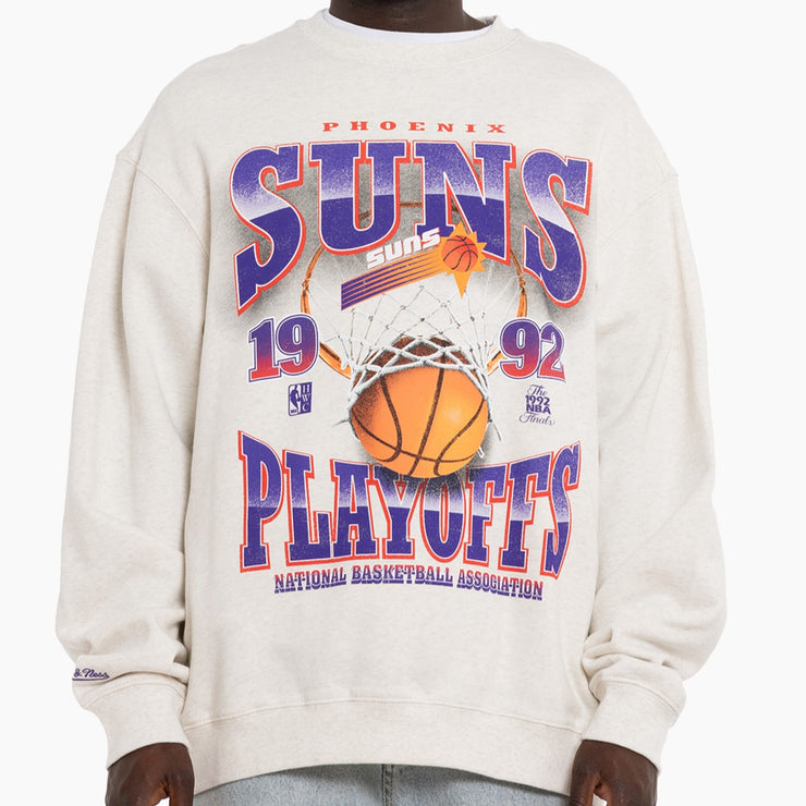 Mitchell & Ness NBA Tri 2.0 Crew Phoenix Suns White Marle