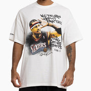 Mitchell & Ness NBA We Talkin Tee Philadelphia 76ers Vintage White