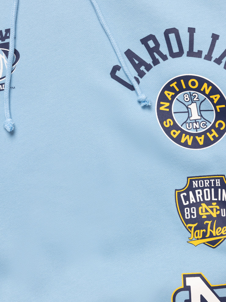 Mitchell & Ness NCAA National Champs Hoodie North Carolina Tar Heels Blue