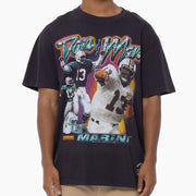 Mitchell & Ness NFL Bootleg Tee Miami Dolphins Marino Faded Black