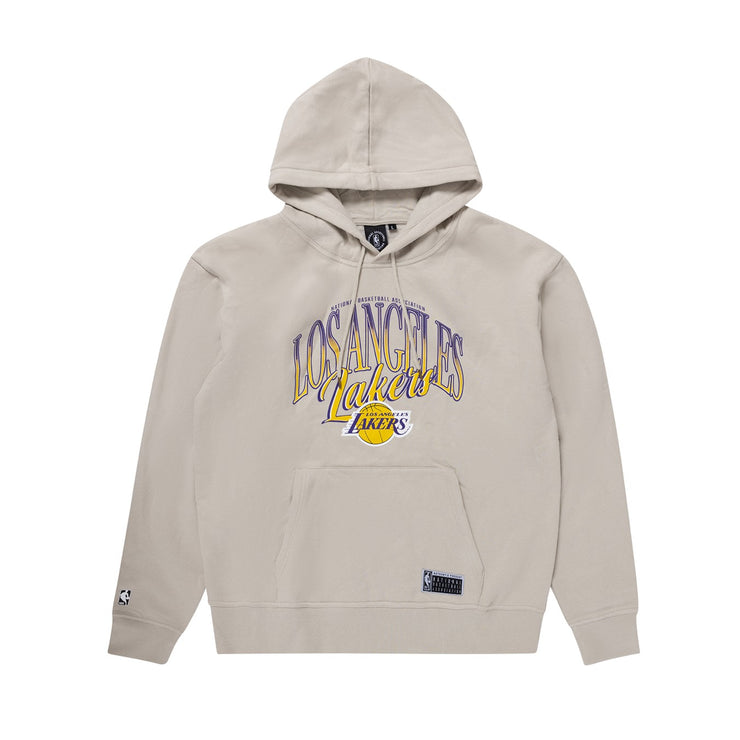 NBA Essentials Troy Fleece Hoody Los Angeles Lakers Dark Oat