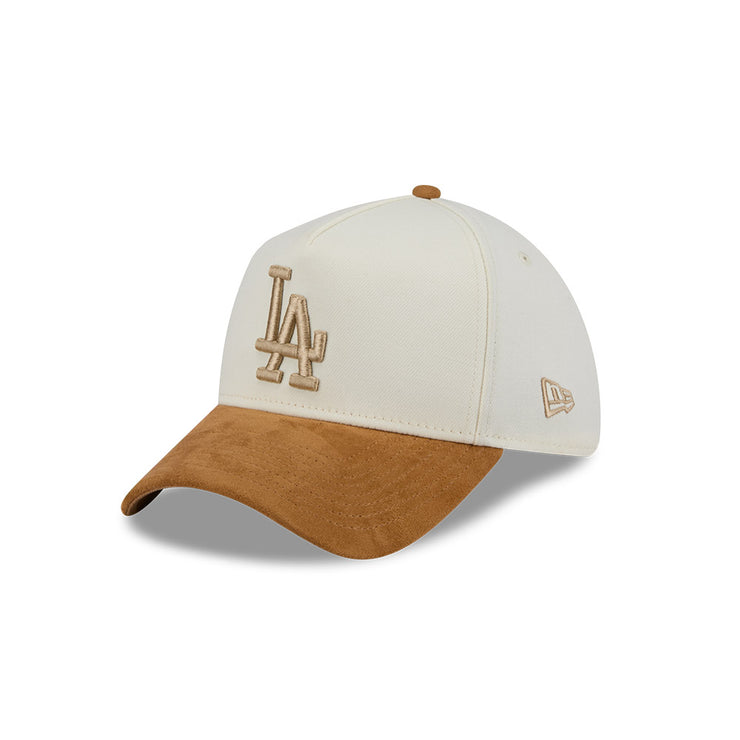 New Era 39Thirty A-Frame MLB 2-Tone Wheat Suede Los Angeles Dodgers