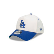 New Era 39Thirty A-Frame MLB Cut N Paste Los Angeles Dodgers Chrome White