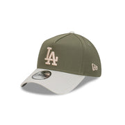 New Era 39Thirty A-Frame MLB Vintage Olive Los Angeles Dodgers