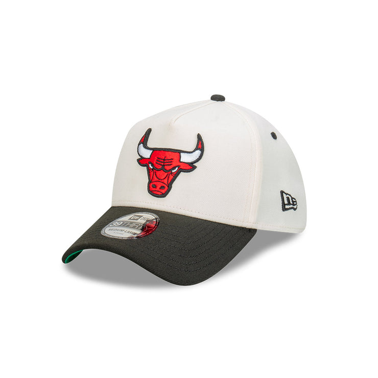 New Era 39Thirty A-Frame NBA Cut N Paste Chicago Bulls Chrome White