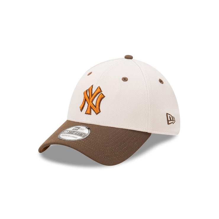 New Era 39Thirty MLB Caramel Wafer New York Yankees