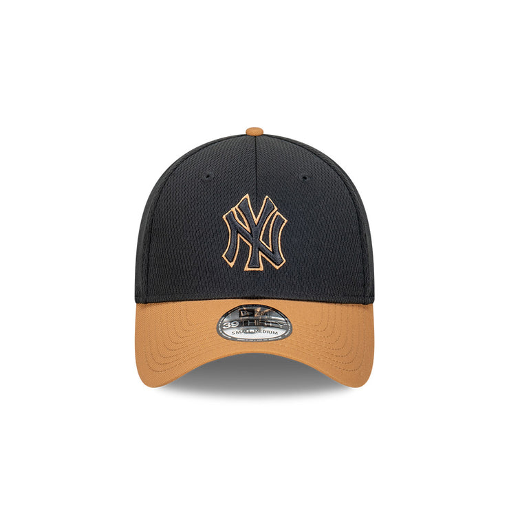 New Era 39Thirty MLB Dashmark Black 2-Tone New York Yankees Wheat