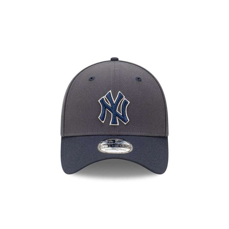 New Era 39Thirty MLB Navy Steel New York Yankees