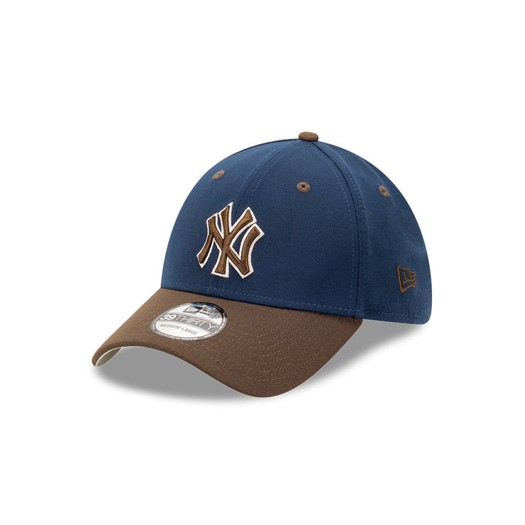 New Era 39Thirty MLB Rustic Navy New York Yankees