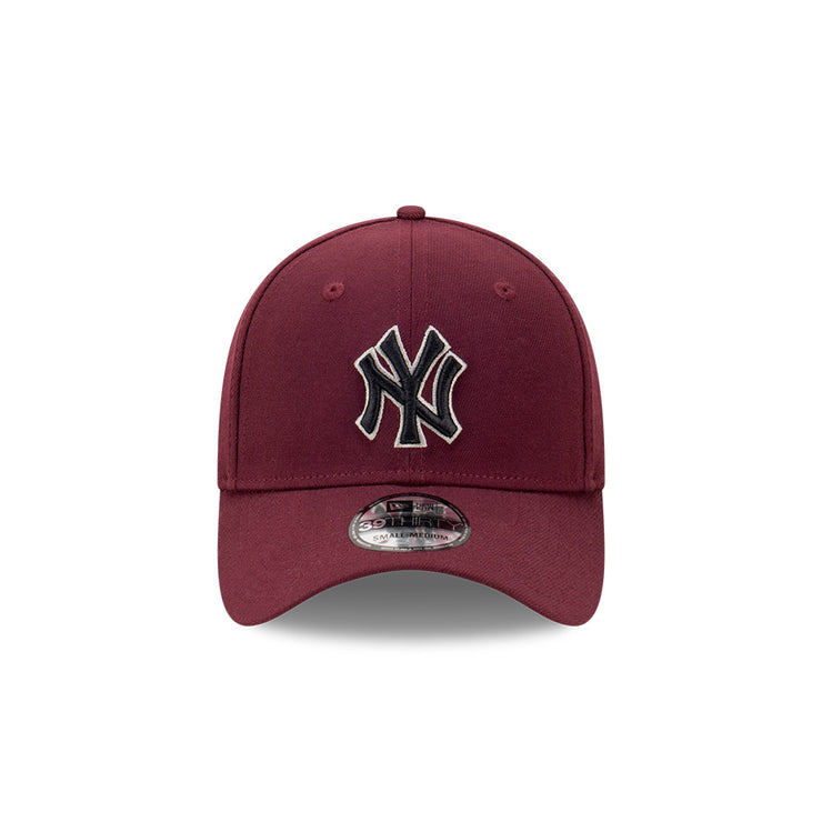 New Era 39Thirty MLB Seasonal New York Yankees Maroon
