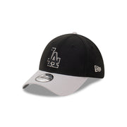 New Era 39Thirty MLB Seasonal Outline Los Angeles Dodgers Black Grey