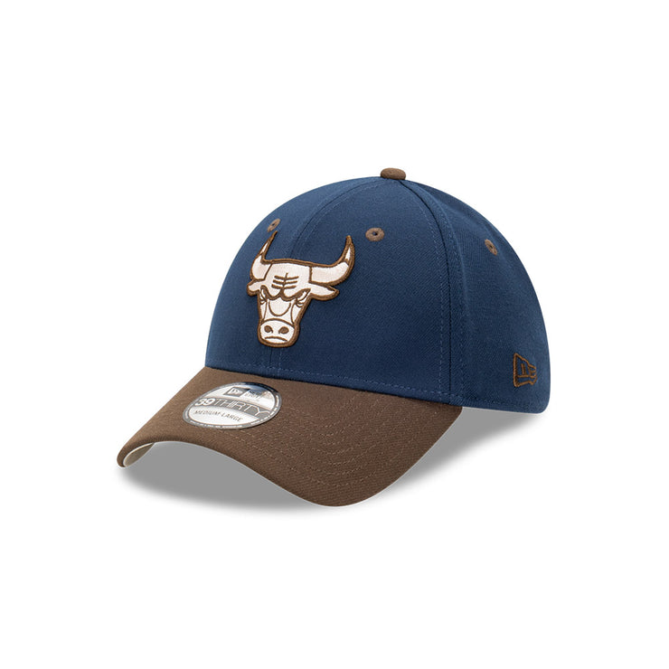 New Era 39Thirty NBA Rustic Navy Chicago Bulls