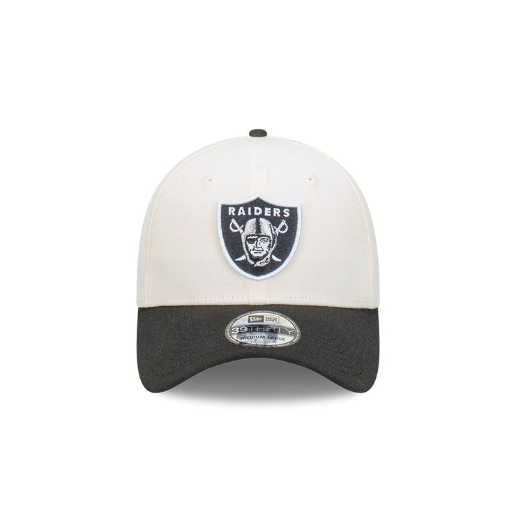 New Era 39Thirty NFL Chrome 2-Tone Las Vegas Raiders