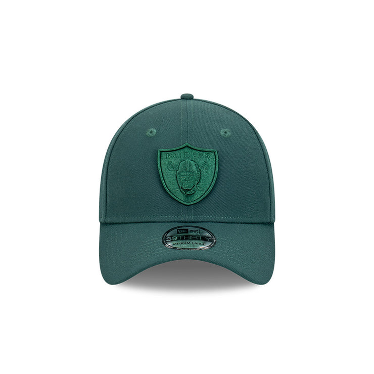 New Era 39Thirty NFL Dark Green Tonal Las Vegas Raiders