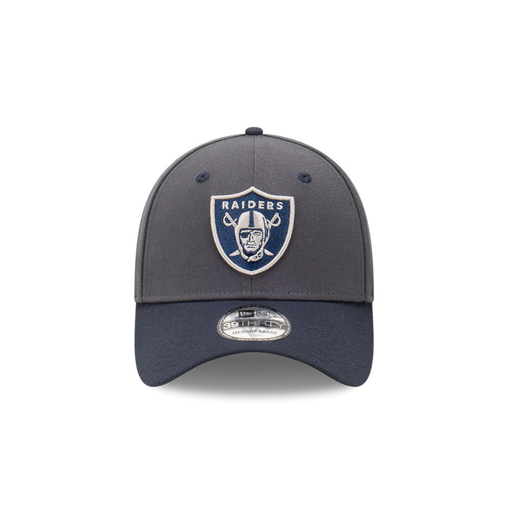 New Era 39Thirty NFL Navy Steel Las Vegas Raiders