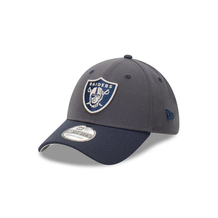 New Era 39Thirty NFL Navy Steel Las Vegas Raiders