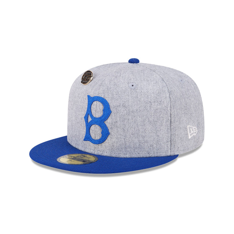 New Era 59Fifty MLB 59Fifty Day 2024 Brooklyn Dodgers Heather Grey Cap Z Australia