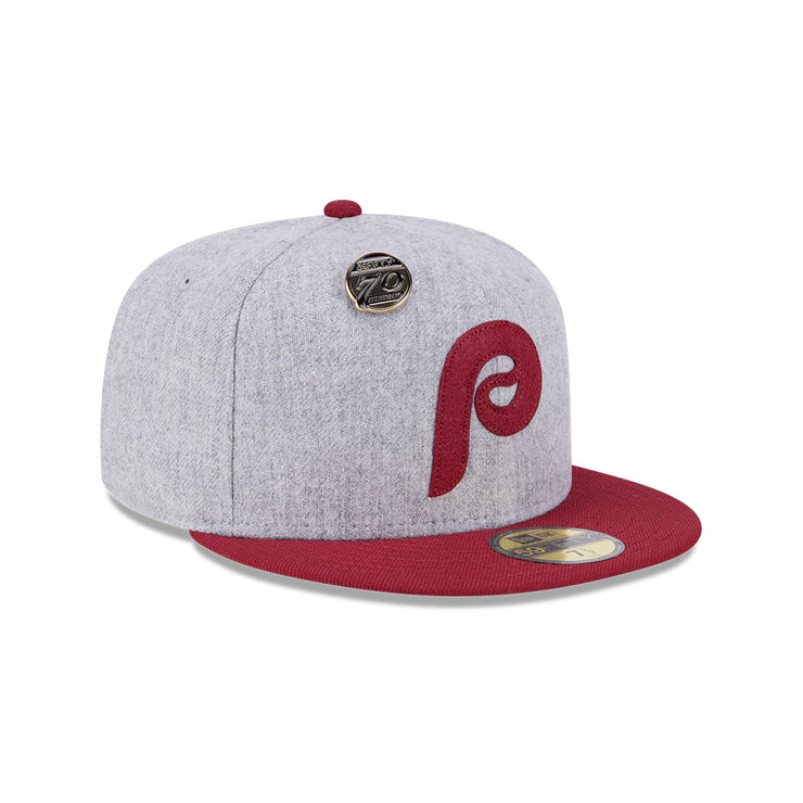 New Era 59Fifty MLB 59Fifty Day 2024 Philadelphia Phillies Heather Grey