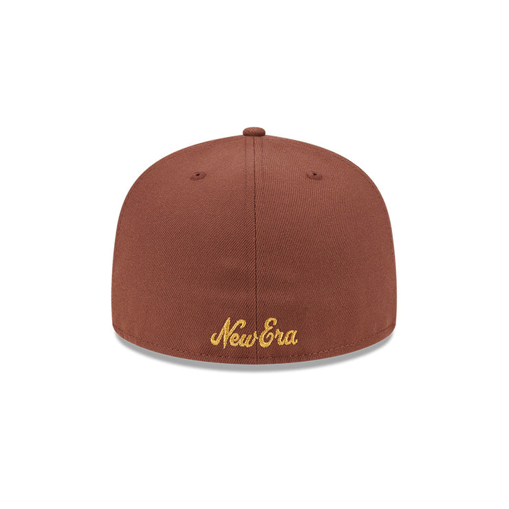 New Era 59Fifty 70th Anniversary Script Brown