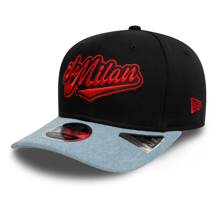 New Era 9Fifty Denim AC Milan Black