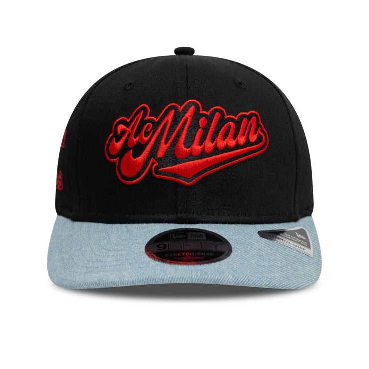 New Era 9Fifty Denim AC Milan Black