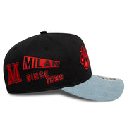 New Era 9Fifty Denim AC Milan Black