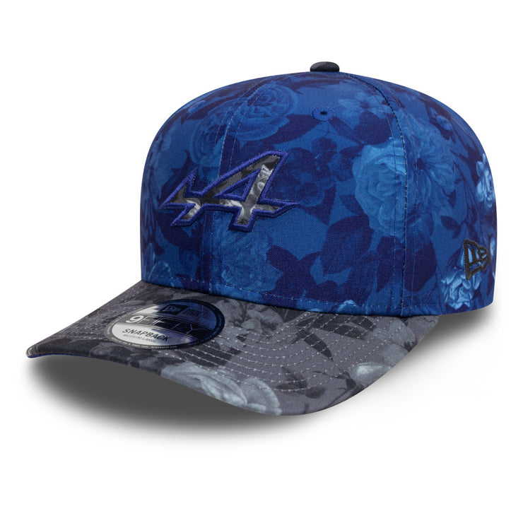 New Era 9Fifty F1 Alpine Renault Racing Tonal Floral Navy