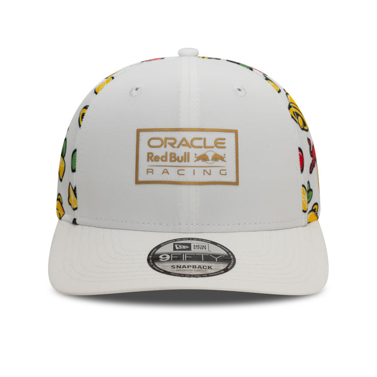 New Era 9Fifty F1 Oracle Red Bull Racing AOP Vegas Grand Prix White