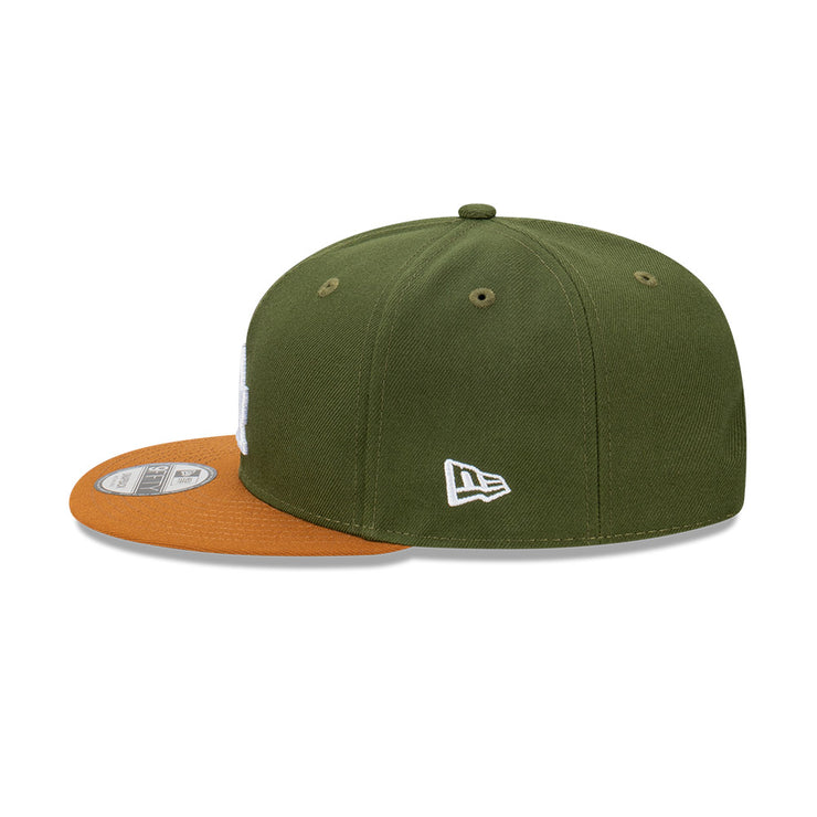 New Era 9Fifty MLB Rifle Green Peanut Los Angeles Dodgers