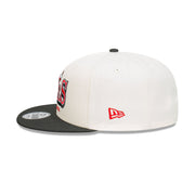 New Era 9Fifty NBA Stack Script Chrome Chicago Bulls