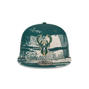 New Era 9Fifty NBA Tip Off 2024 Milwaukee Bucks Team