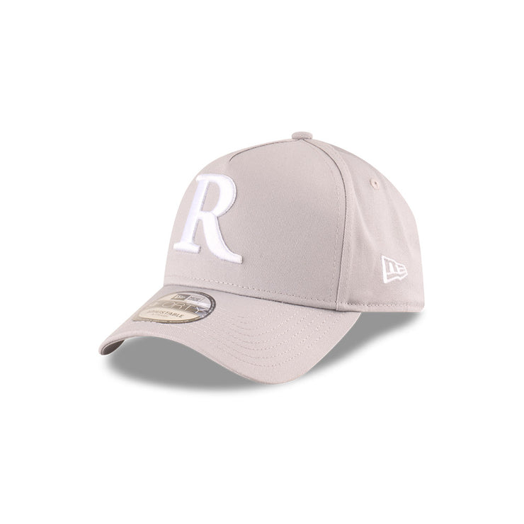 New Era 9Forty A-Frame AFL 2025 Supporter Grey White Richmond Tigers