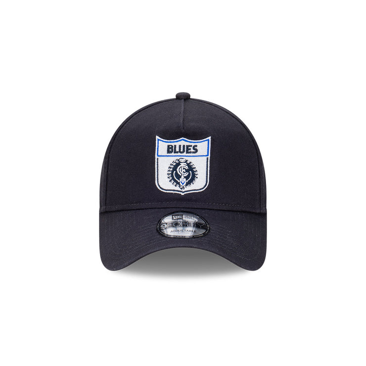 New Era 9Forty A-Frame AFL Retro Washed Team Carlton Blues