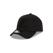 New Era 9Forty A-Frame MLB Black On Black Chicago White Sox