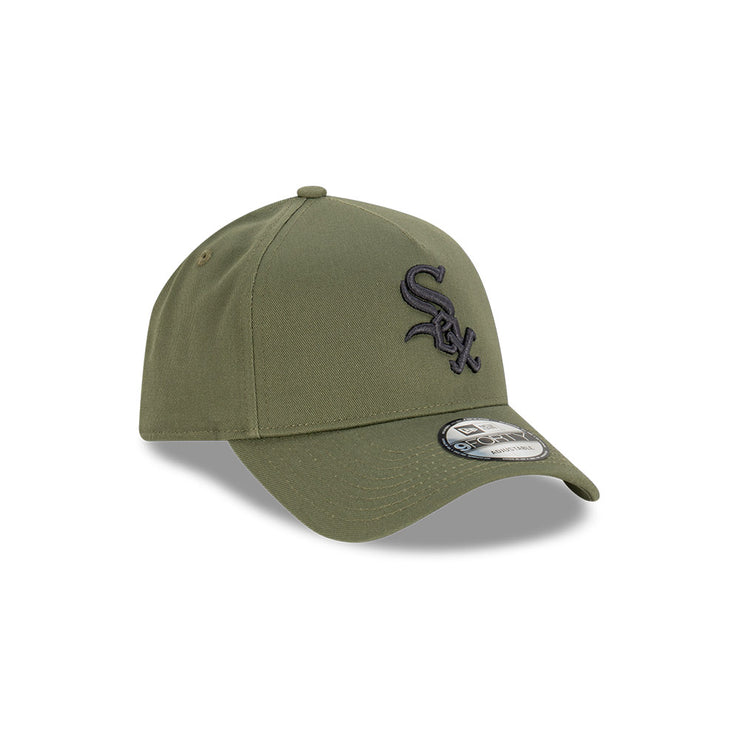 New Era 9Forty A-Frame MLB Chicago White Sox Olive Black