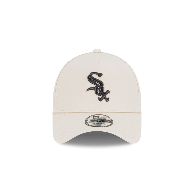 New Era 9Forty A-Frame MLB Chicago White Sox Stone Black