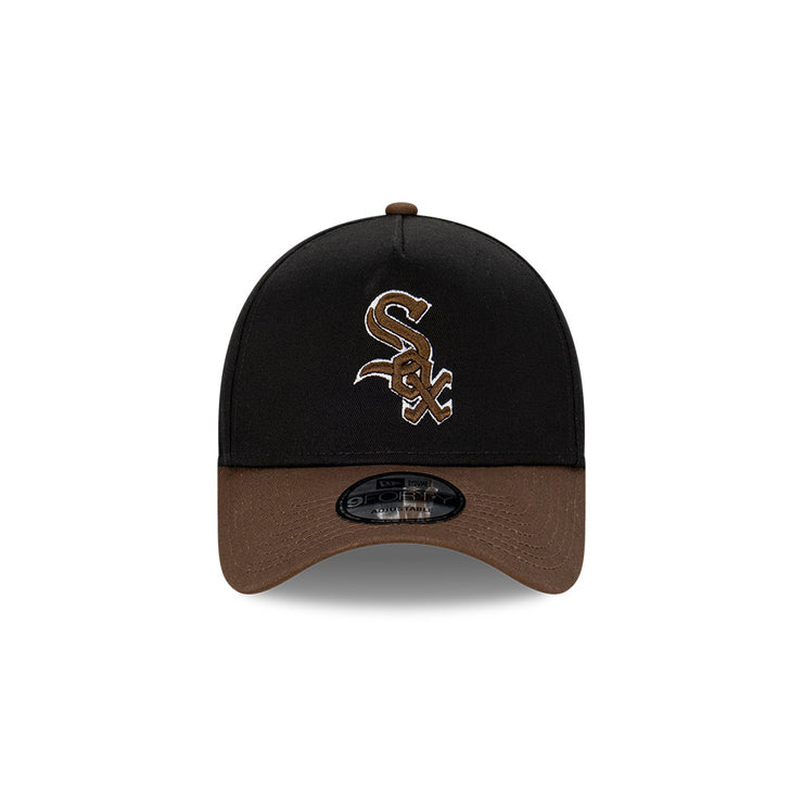 New Era 9Forty A-Frame MLB Grizzly Chicago White Sox Black White