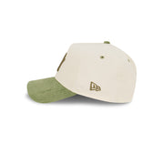 New Era 9Forty A-Frame MLB New York Yankees Chrome Olive