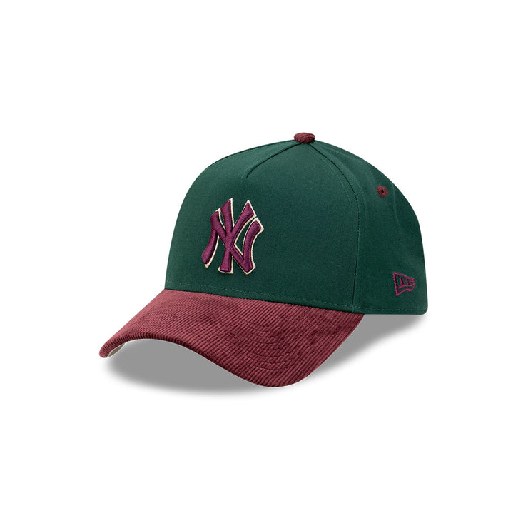 New Era 9Forty A-Frame MLB Rhubarb Cord New York Yankees