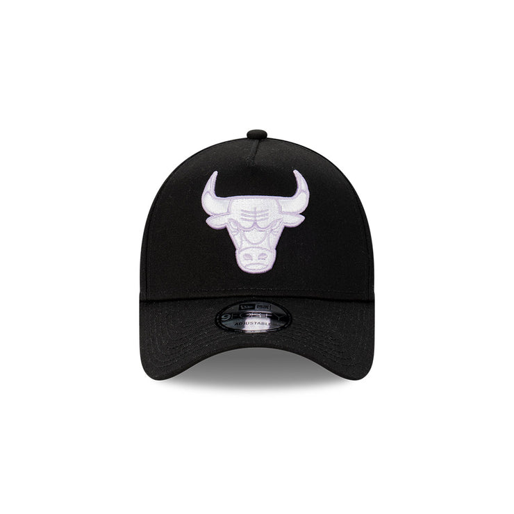 New Era 9Forty A-Frame NBA Black Lilac Chicago Bulls