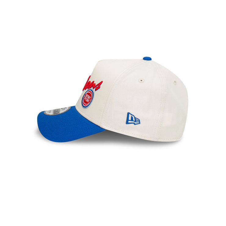 New Era 9Forty A-Frame NBA Chrome Script Detroit Pistons