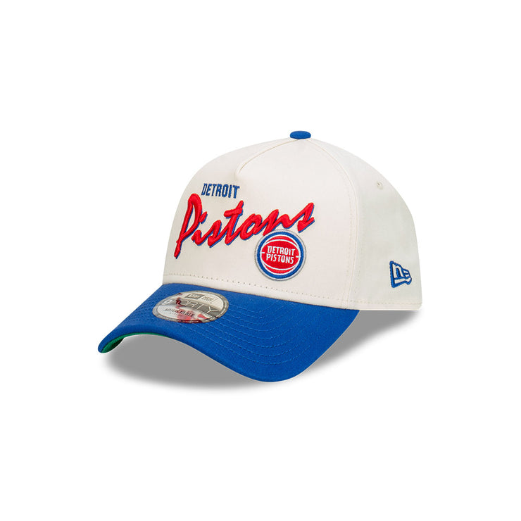 New Era 9Forty A-Frame NBA Chrome Script Detroit Pistons