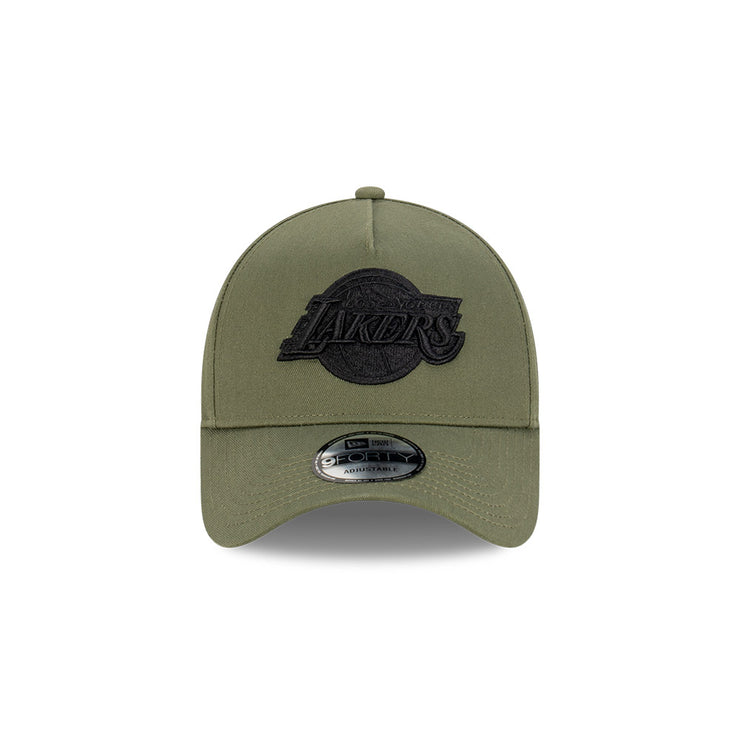 New Era 9Forty A-Frame NBA Los Angeles Lakers Olive Black