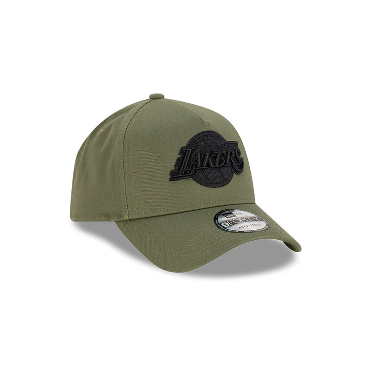 New Era 9Forty A-Frame NBA Los Angeles Lakers Olive Black