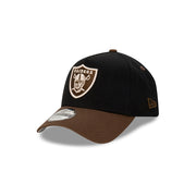 New Era 9Forty A-Frame NFL Grizzly Las Vegas Raiders Black White