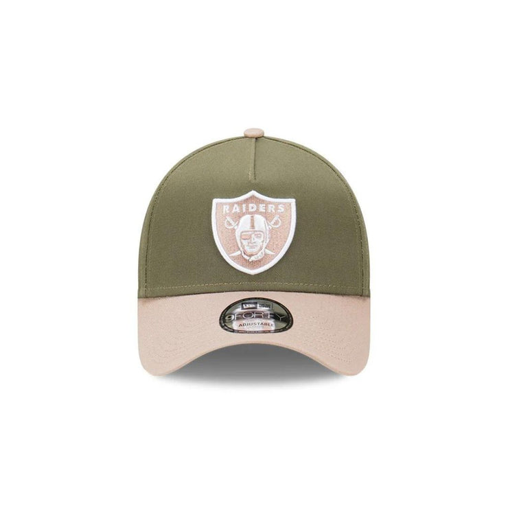 New Era 9Forty A-Frame NFL Vintage Olive Las Vegas Raiders